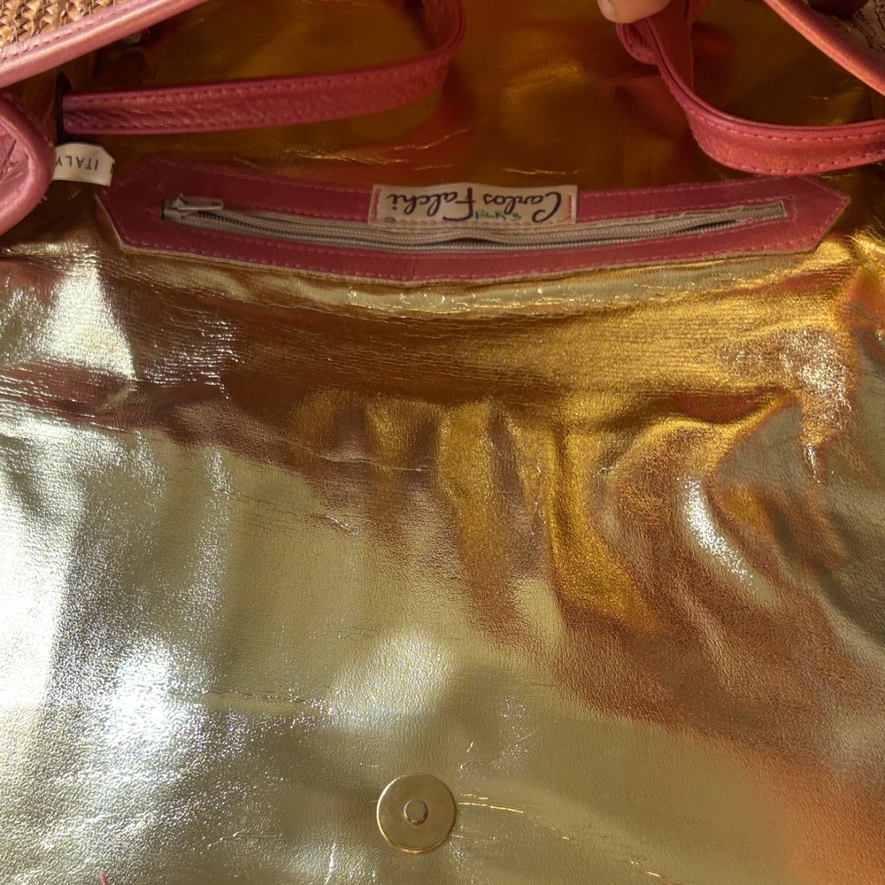 Elegant Coral Embossed Clutch - Picture 4 of 17